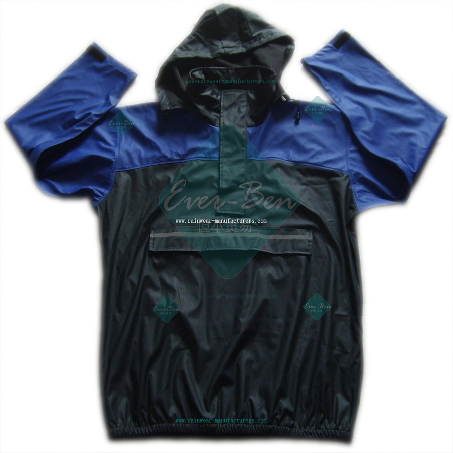 China PU womens rain jacket manufactory